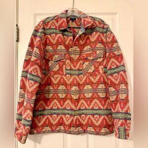 J. Crew Aztec Southwestern Long Sleeve Shirt